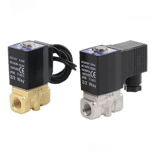Válvula solenoide de fluido de 2/2 vías serie 2S (acción directa + operada por piloto)