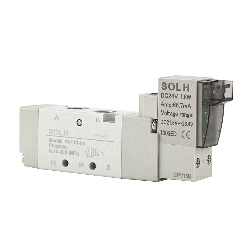 Válvula solenoide serie 5V | 5/2 y 5/3 vías