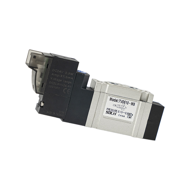 Válvula solenoide serie 7V (5/2 vías y 5/3 vías)