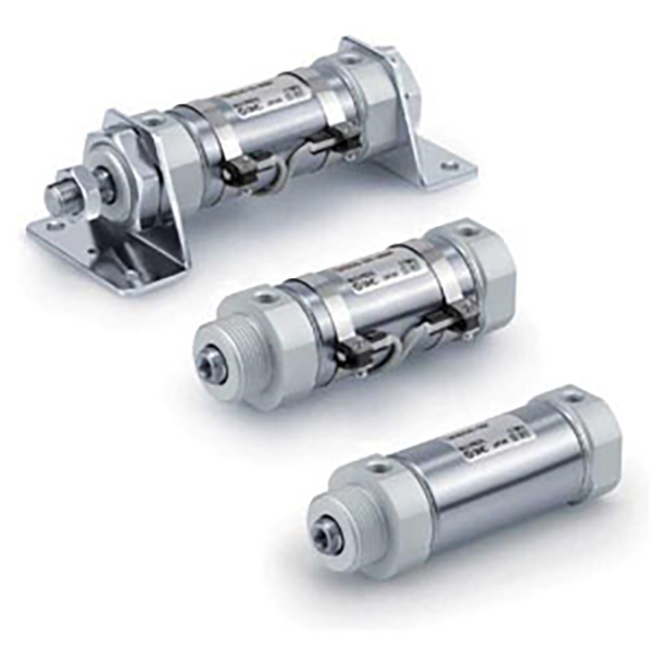 Mini cilindro corto de acero inoxidable serie CM3