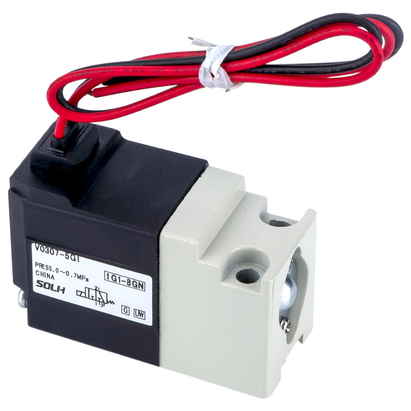 Válvula solenoide de 3 puertos VO307/tipo de asiento directo