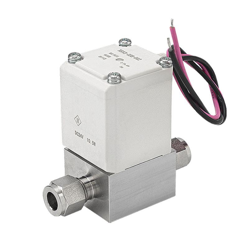 Válvula solenoide de alto vacío normalmente cerrada serie XSA